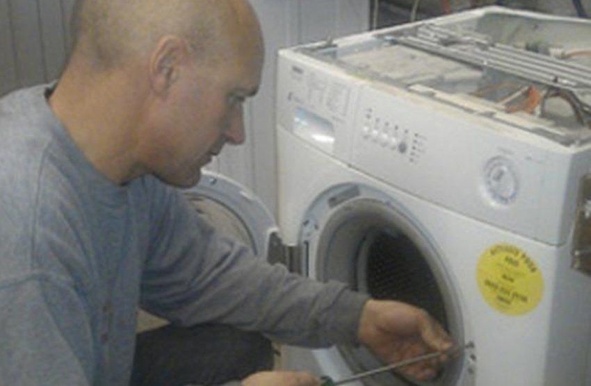 Broken washing machine repair service