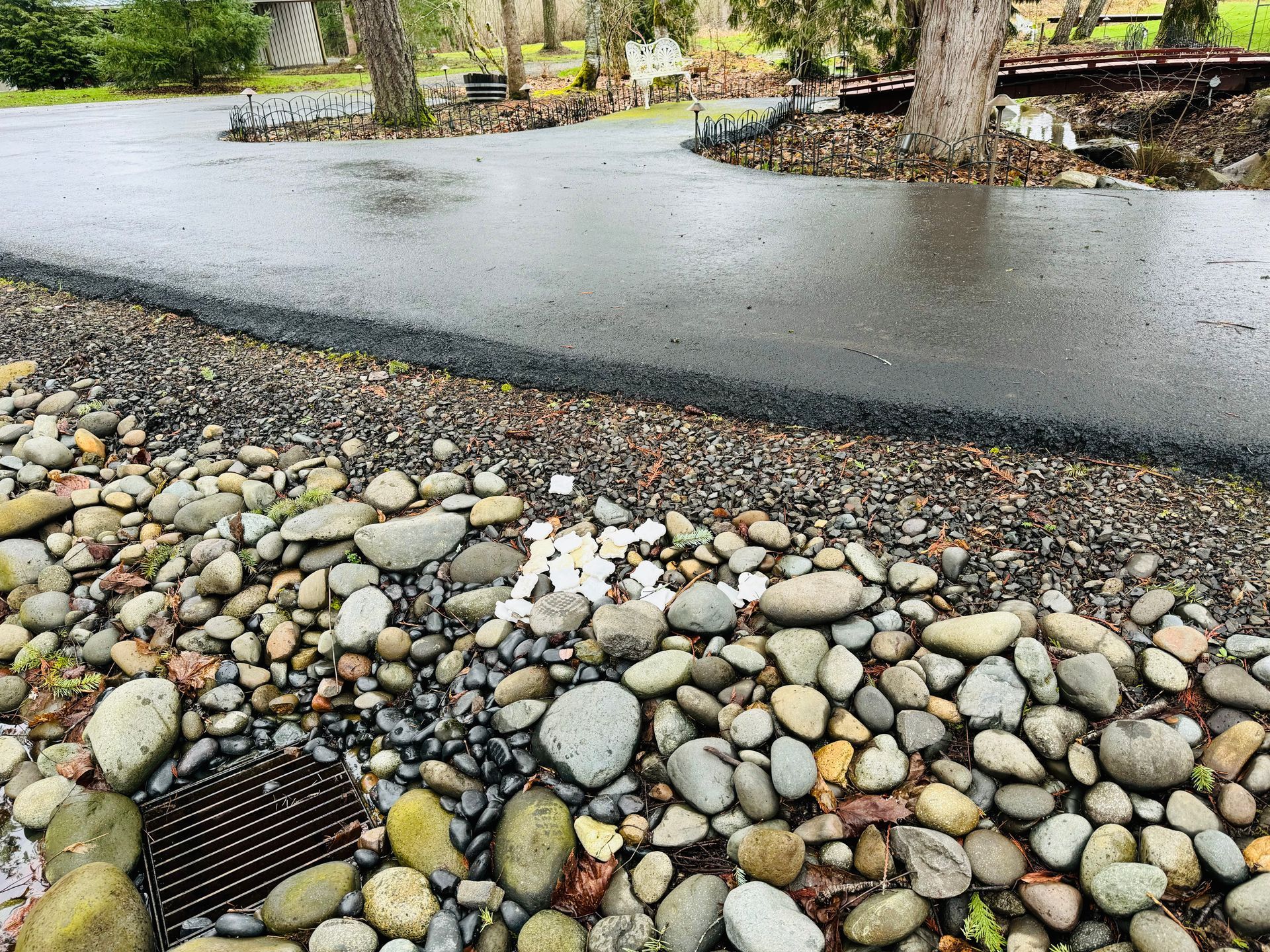 drainage for seasonal pond - wyeast gardens