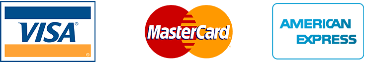 Visa, Mastercard, American Express - credit cards logo