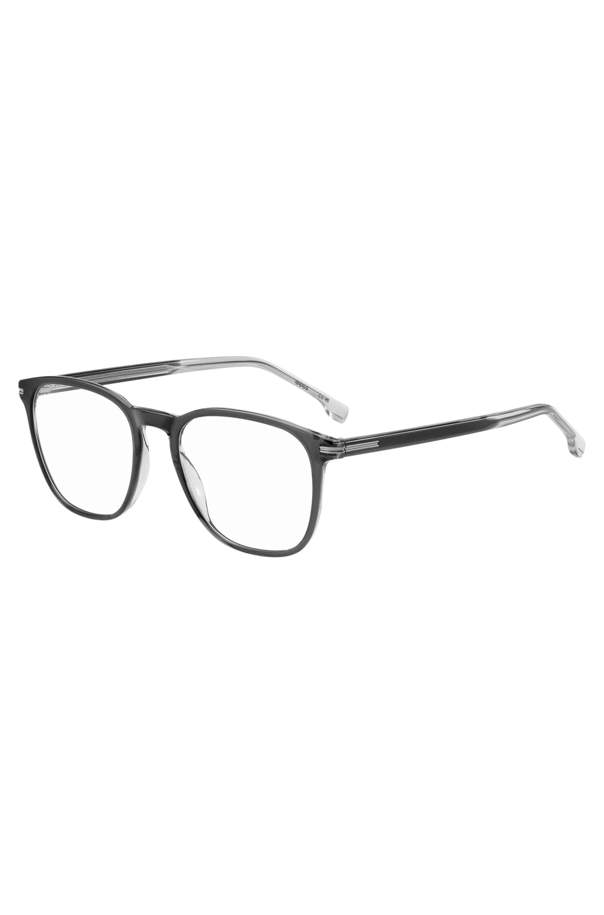 A pair of glasses on a white background.