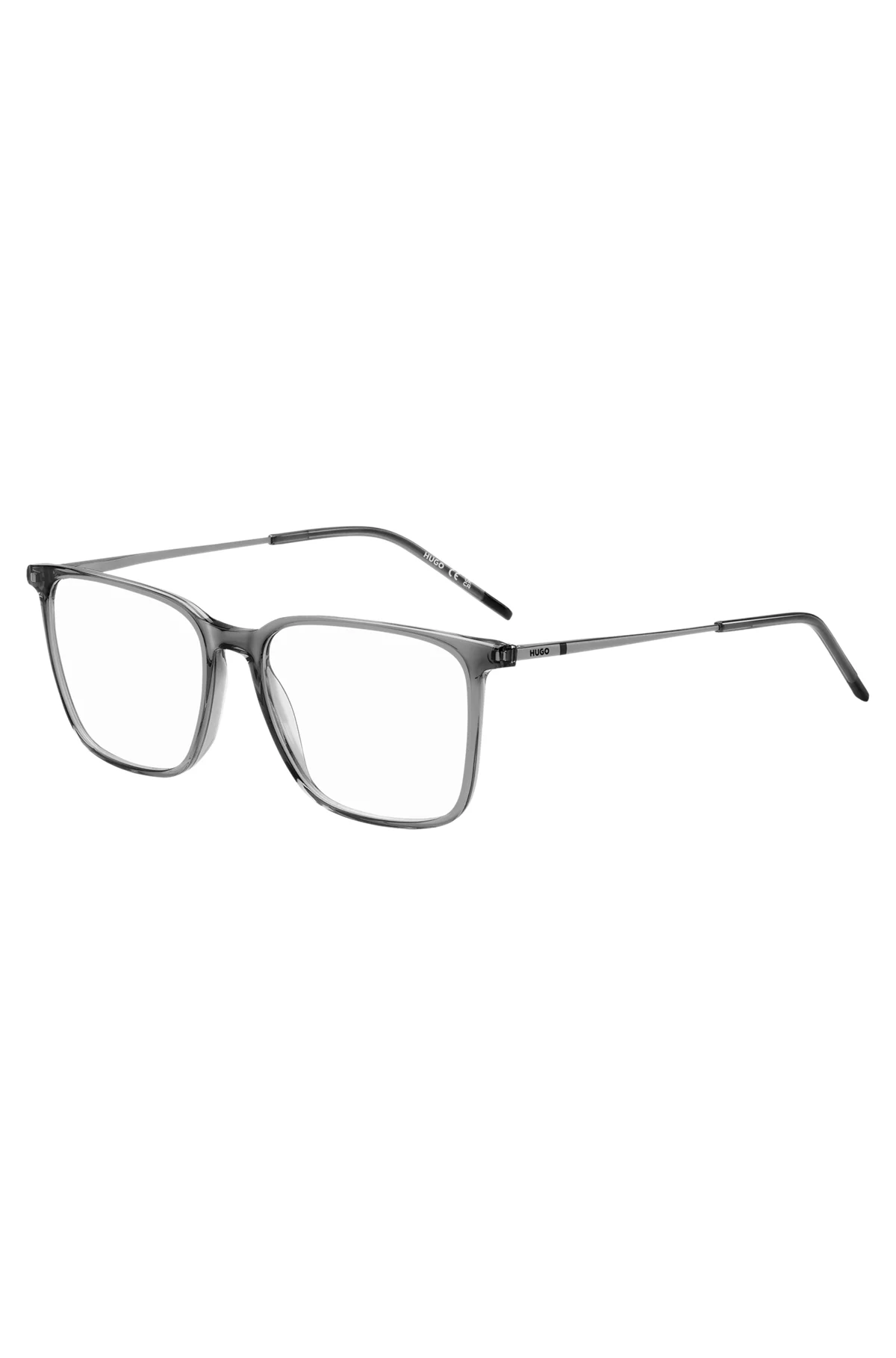 A pair of glasses on a white background.
