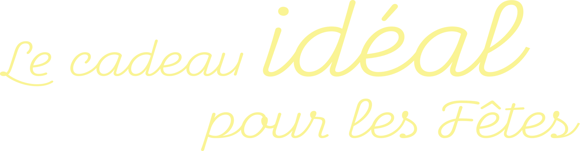 The word ideal is written in yellow on a white background.
