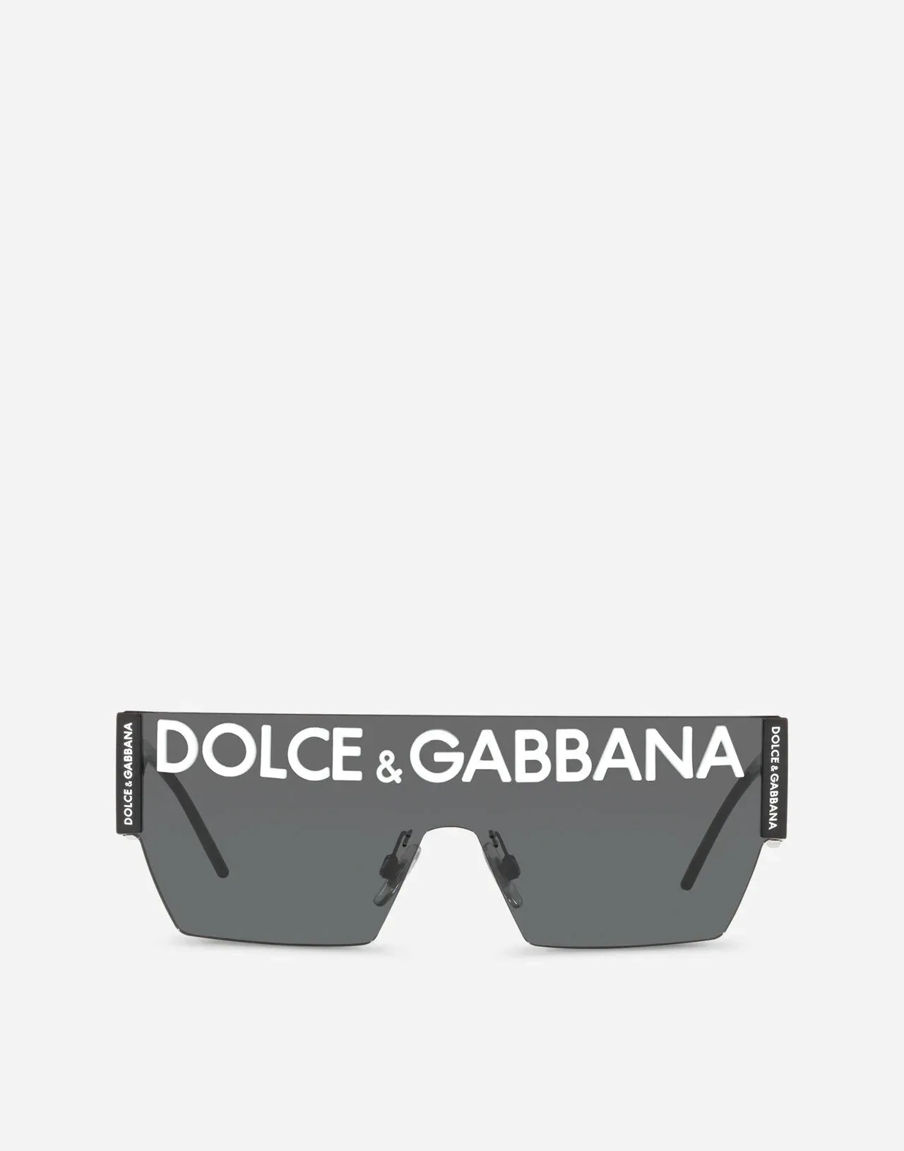 A pair of dolce & gabbana sunglasses on a white background.