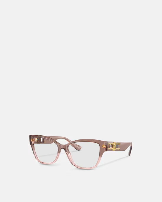 A pair of glasses on a white background.