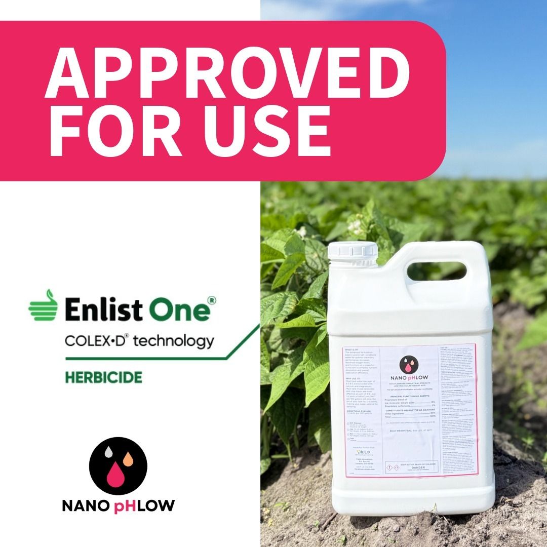 NANO pHLOW™ approved for use with Enlist One® applications