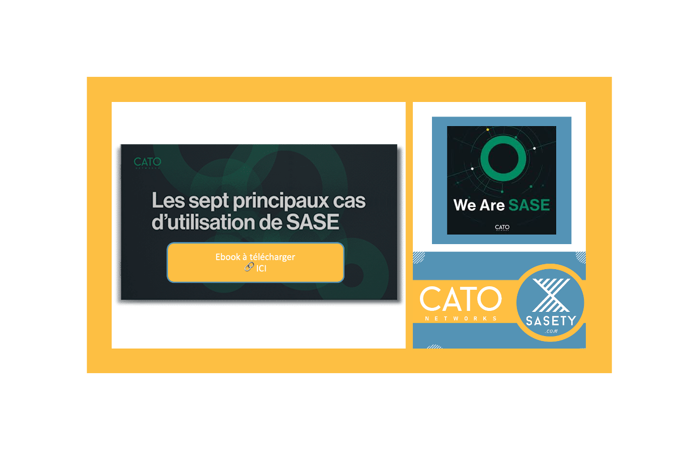 Focus partenaire | CATO Networks x SASETY - Ebook + RETEXS - Les 7 cas d'usage du SASE