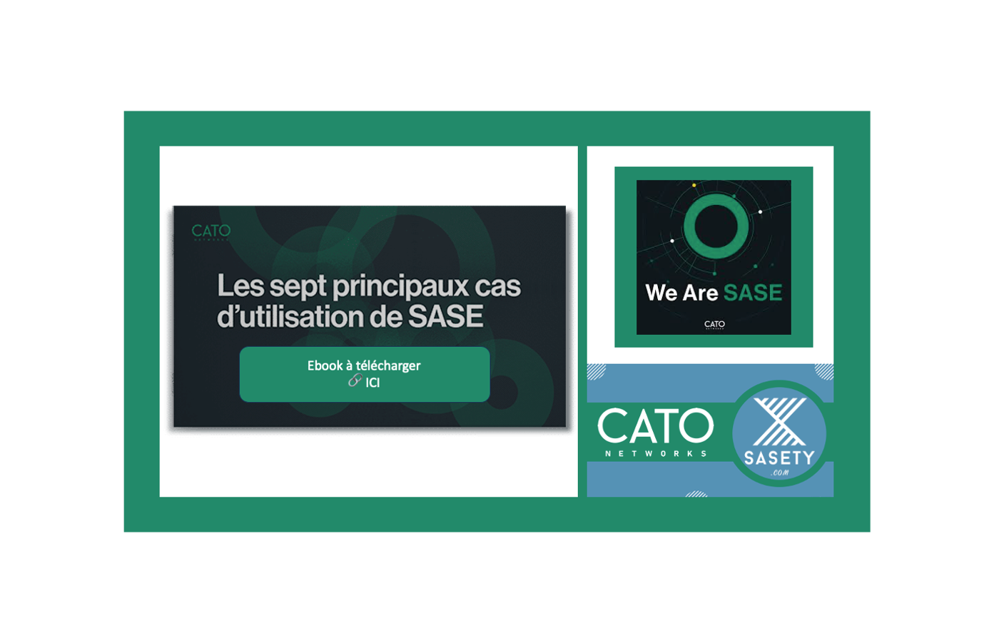 Focus partenaire | CATO Networks x SASETY - Ebook - Les 7 cas d'usage du SASE