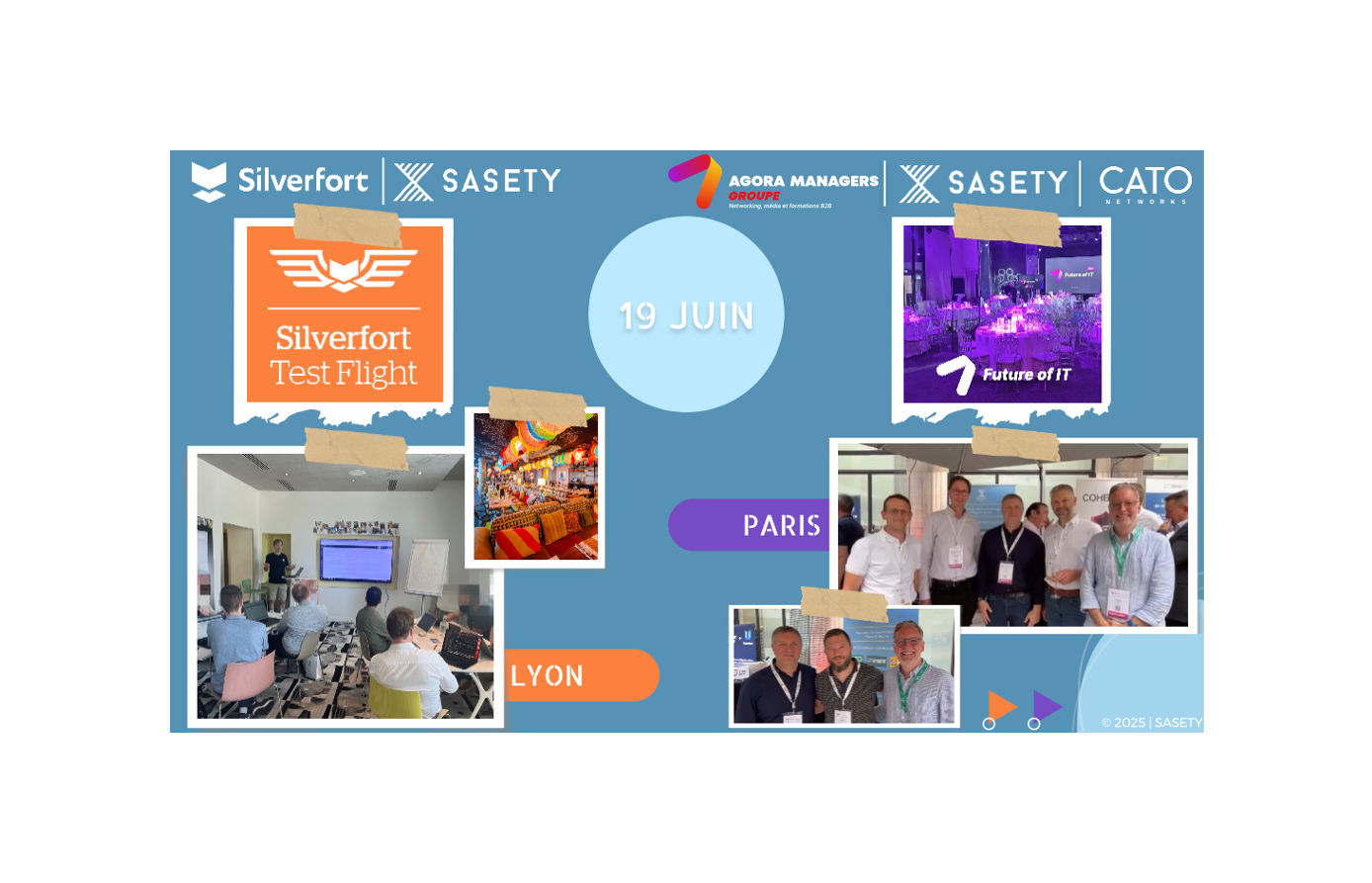 Events | Cybersécurité, SASE & innovation : une même énergie de Paris à Lyon avec SASETY
