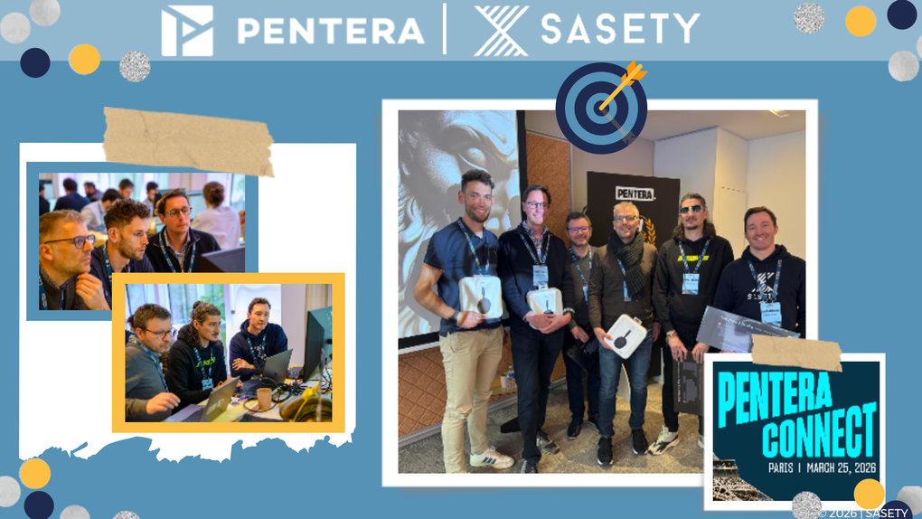 EVENT Pentera CONNECT PARIS || 2ème et 3ème PLACE POUR  @SASETY et SES CLIENTS, RÉCOMPENSÉS POUR LEUR EXPERTISE, LEUR RAPIDITÉ ET LEUR CAPACITÉ D'ANALYSE LORS D'IDENTIFICATION DE RAMSOMWARES, ANOMALIES SYSTÈME ET INFORMATIONS SENSIBLES