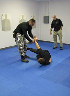 Self Defense Instructor Performing Demonstration