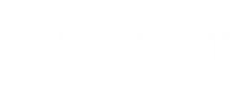 A minimalist, dark-themed website logo featuring a stylized, white, circular icon representing a connected network.