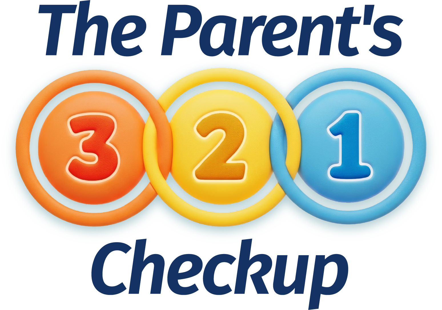 Logo reading “The Parent’s Checkup” with three overlapping colored circles labeled 3, 2, and 1