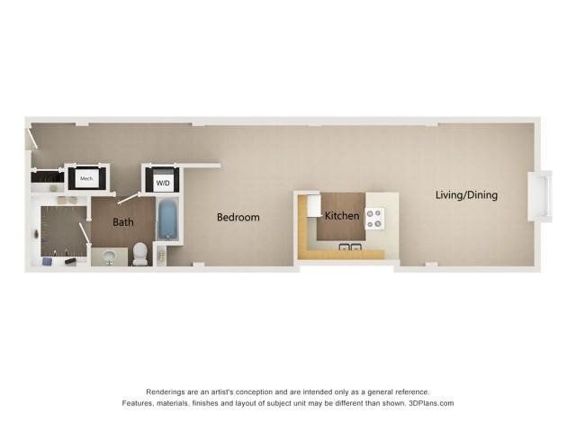 Emery Lofts One Bedroom