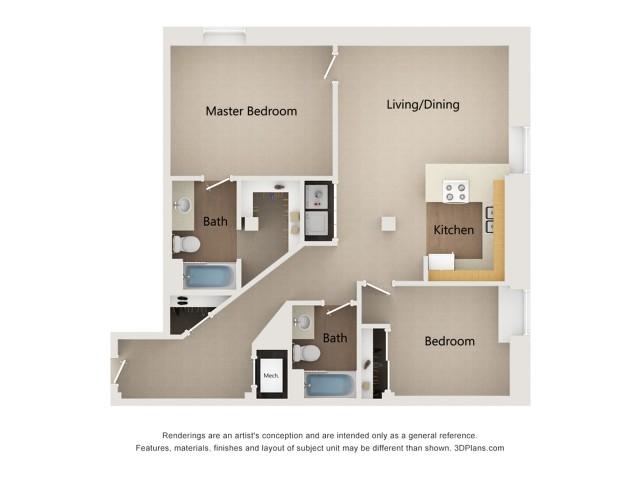 Emery Lofts One Bedroom + Den