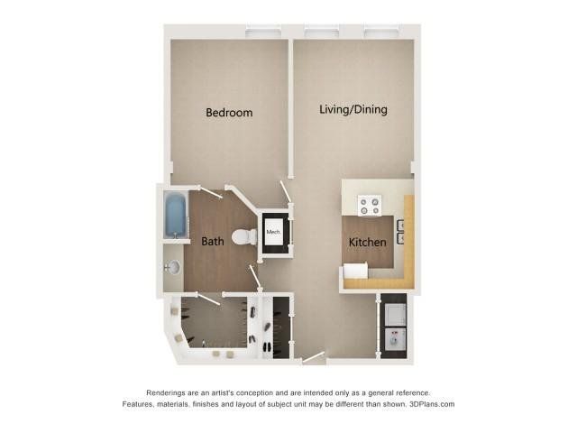 Emery Lofts One Bedroom