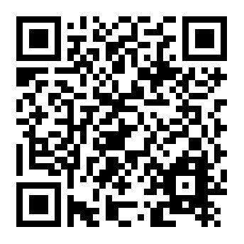 QR-code, zwart-wit, met gecodeerde informatie, klaar om te scannen.