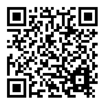 QR-code, zwart-wit, met gecodeerde informatie, klaar om te scannen.