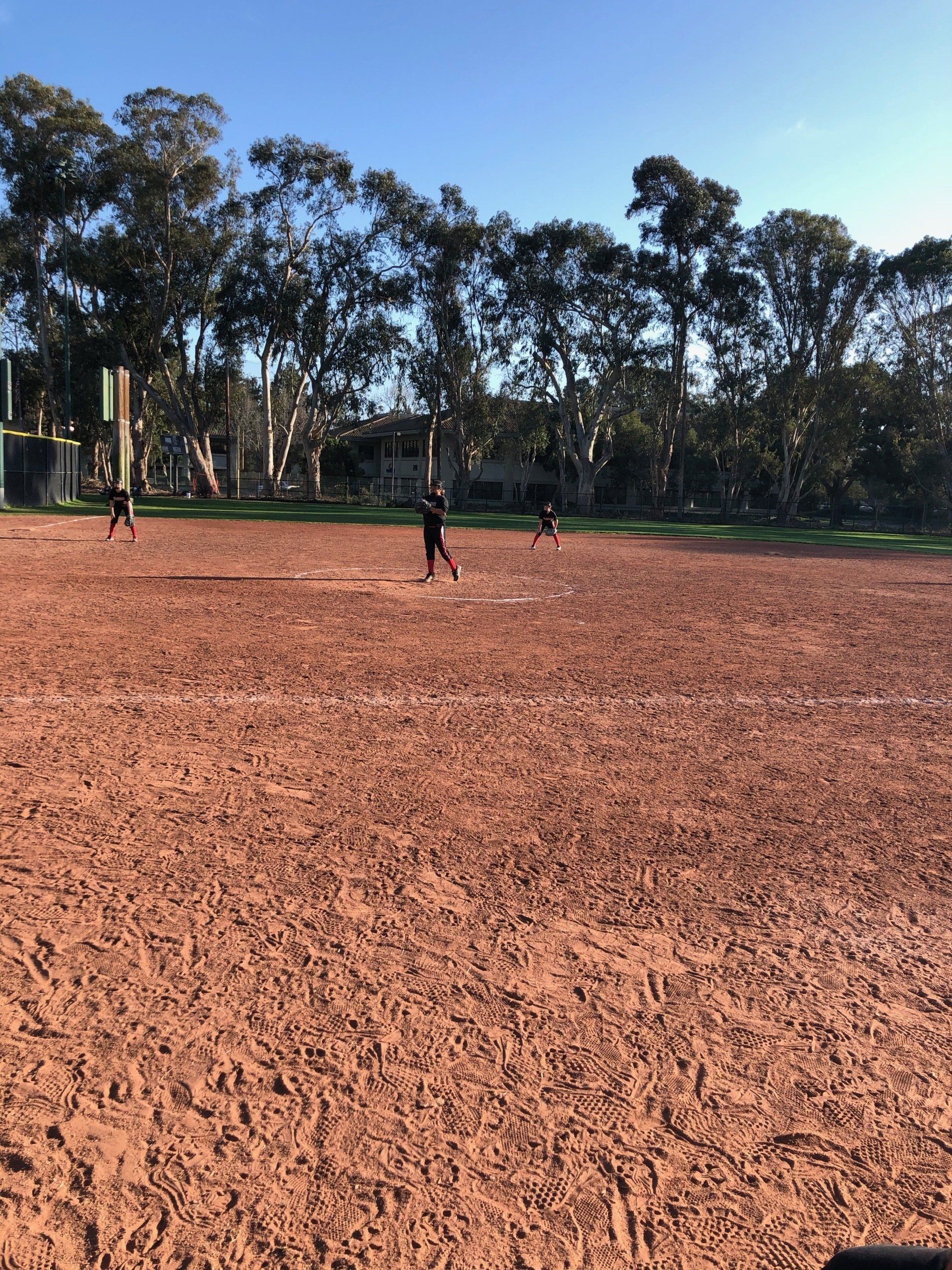Softball Field With Players — Salinas, CA — TechPro Athletics