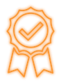 orange certified icon