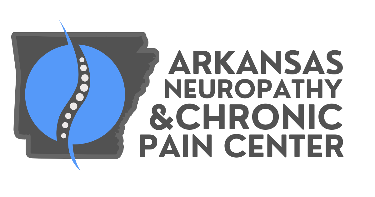 The logo for the arkansas neuropathy and chronic pain center.