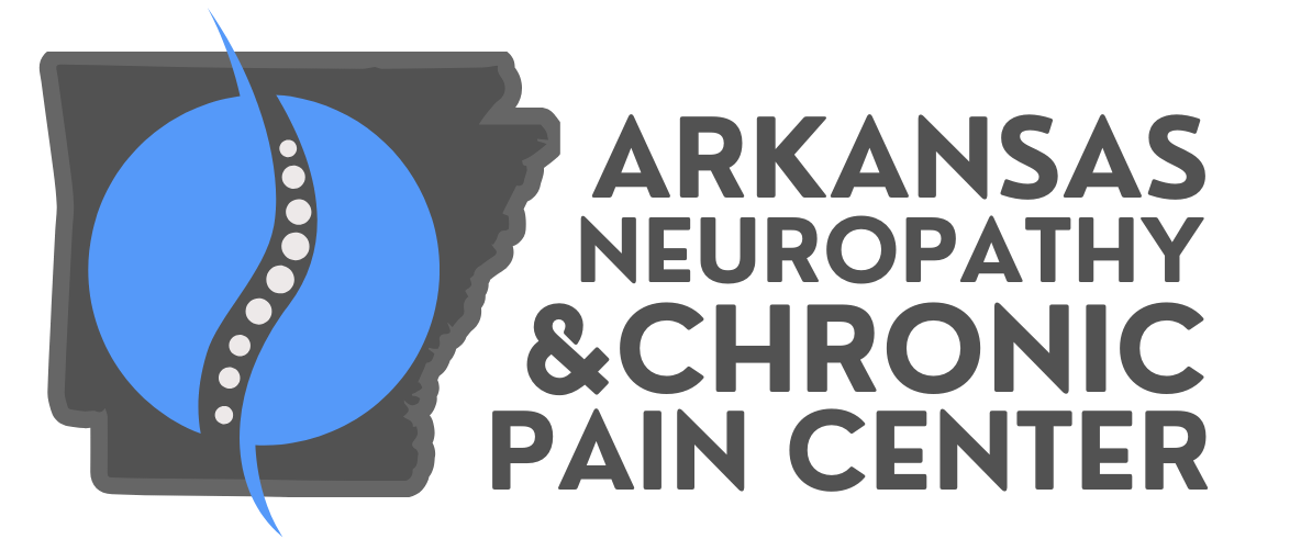 The logo for the arkansas neuropathy and chronic pain center.