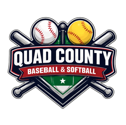 Westwood Baseball League logo with text and crossed bats and a baseball graphic.