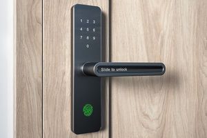 Door With Smart Lock