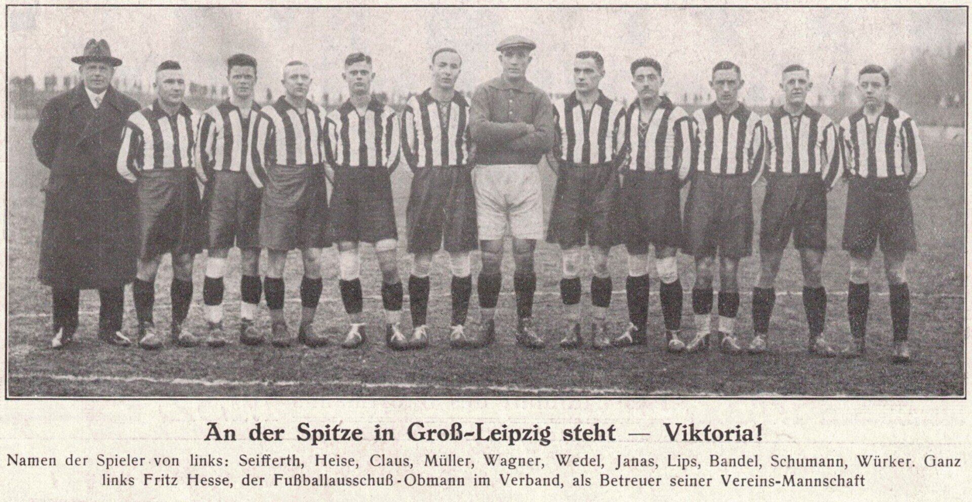 1929 Victoria Leipzig Mannschaftsfoto