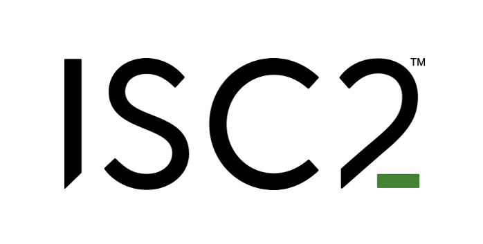 A logo for isc 2 is shown on a white background