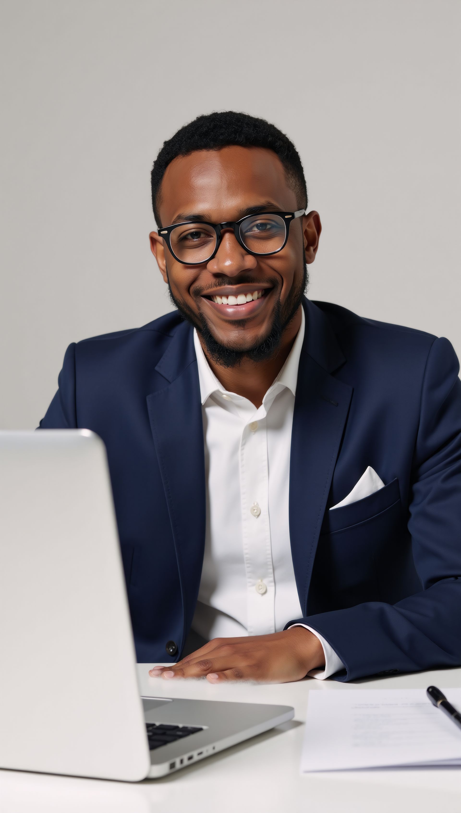 Student studying - online class