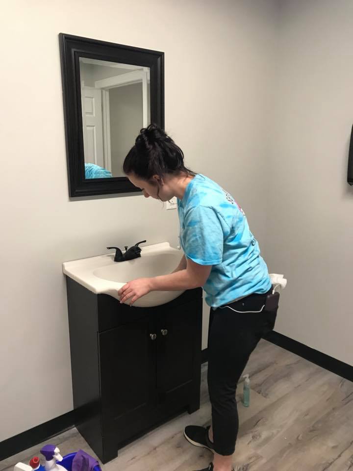 Bathroom Sink Cleaning — Shelby, NC — Sparkle's Cleaning Service LLC