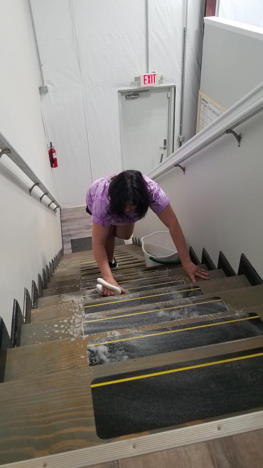 Cleaning Stairs — Shelby, NC — Sparkle's Cleaning Service LLC