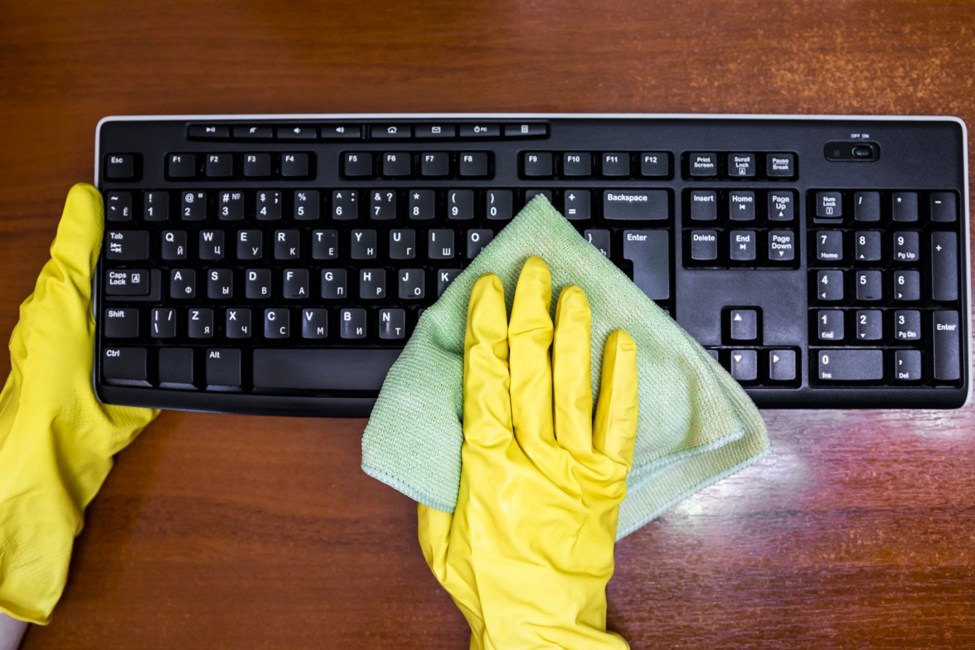 Office Keyboard Cleaning — Shelby, NC — Sparkle's Cleaning Service LLC