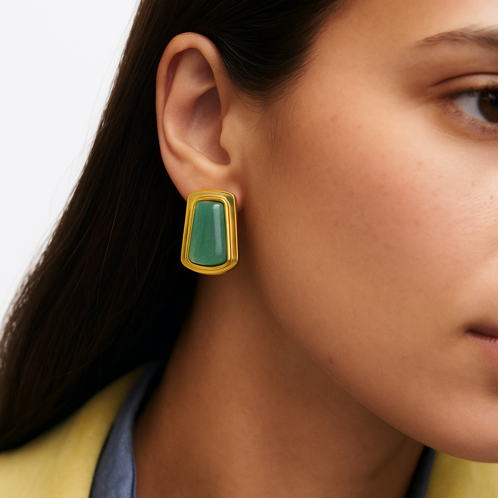 Sonne Womens Earrings 18k gold plated sterling silver ; fashion