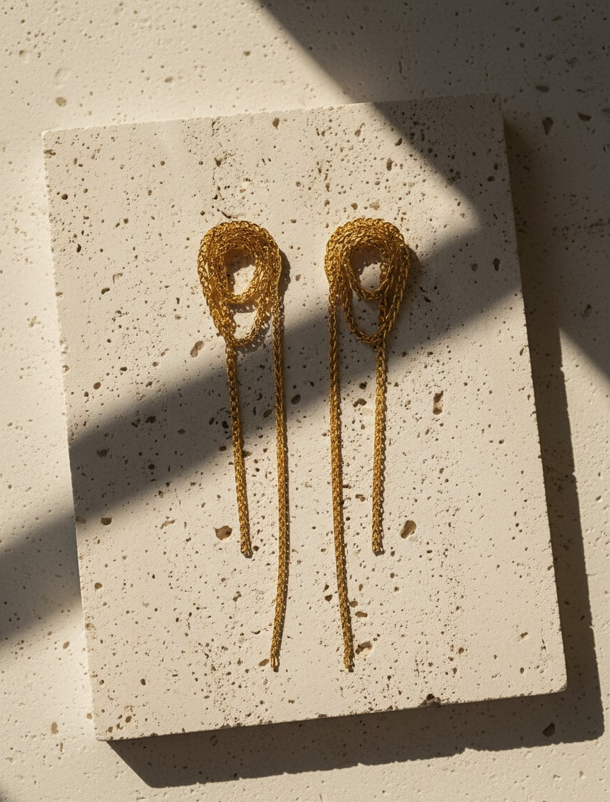 Sonne Womens Earrings 18k gold plated brass ; fashion