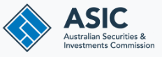 ASIC logo: blue diamond with a stylized 