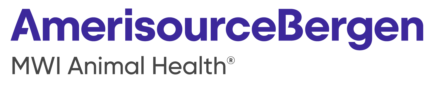 The logo for amerisourcebergen mwi animal health