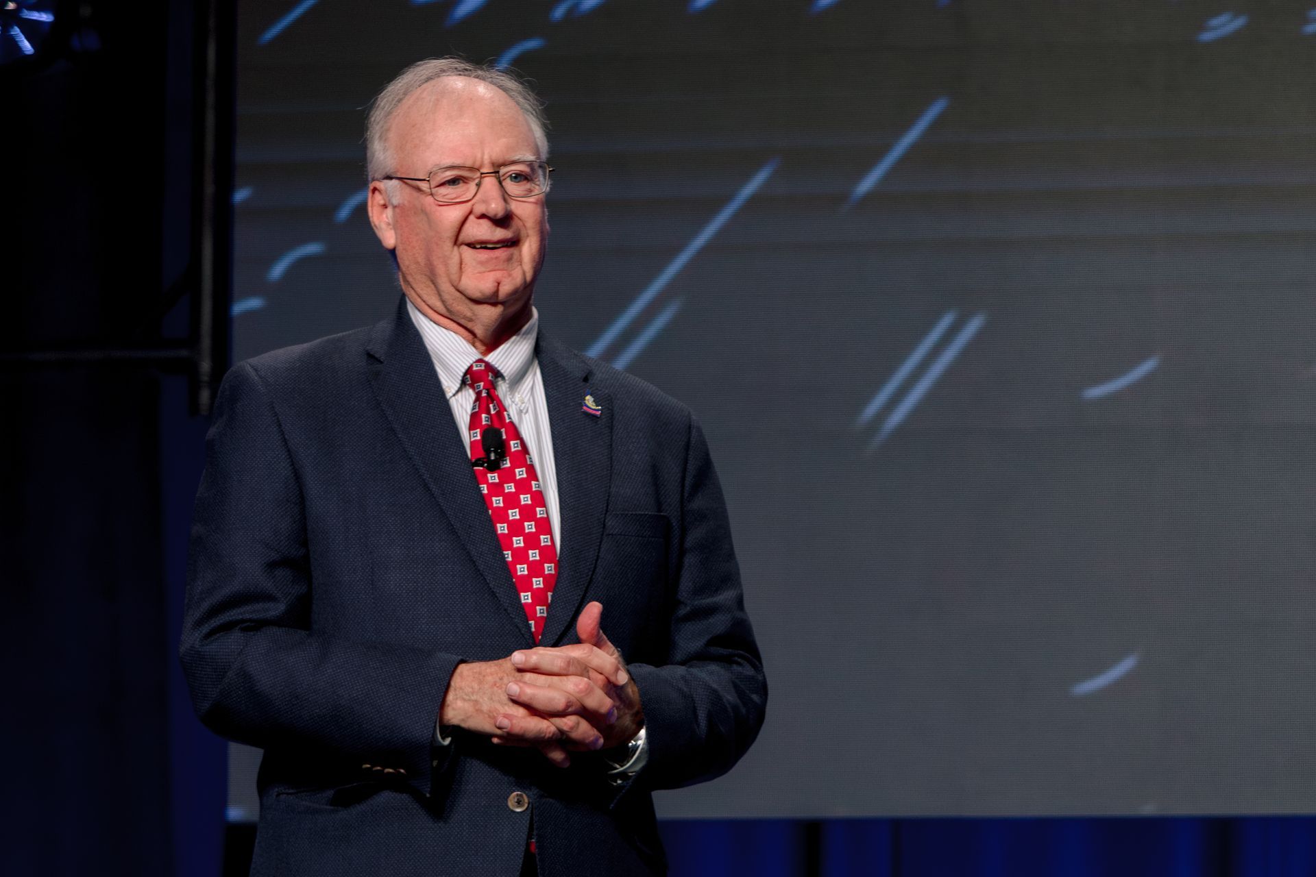 Hall of Fame Gala speaker on stage
