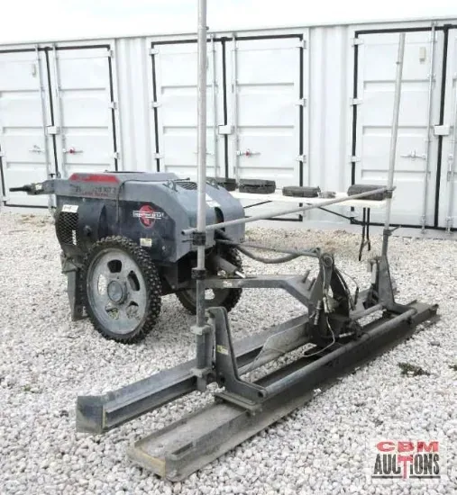 A machine that says gbm auctions on it