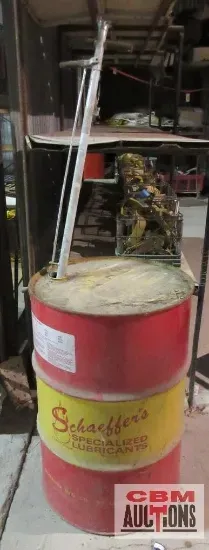 Red and yellow drum with 