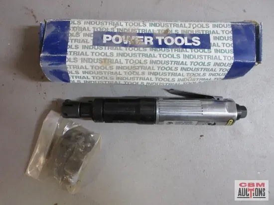 A power tools tool is in a box on a table