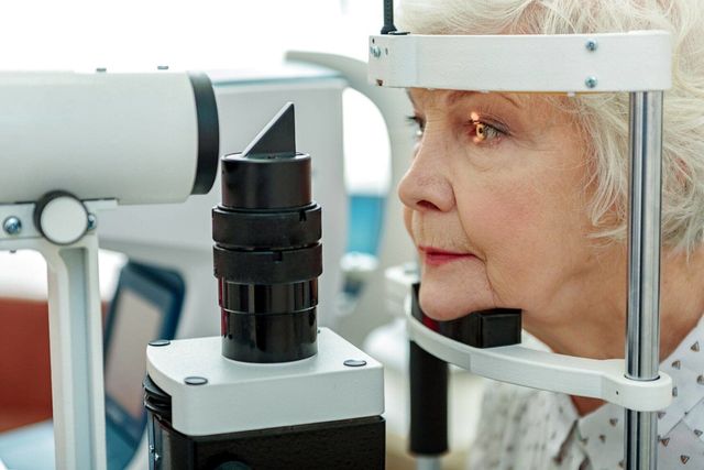 Woman checking her vision - Eye Doctor in Holiday, FL