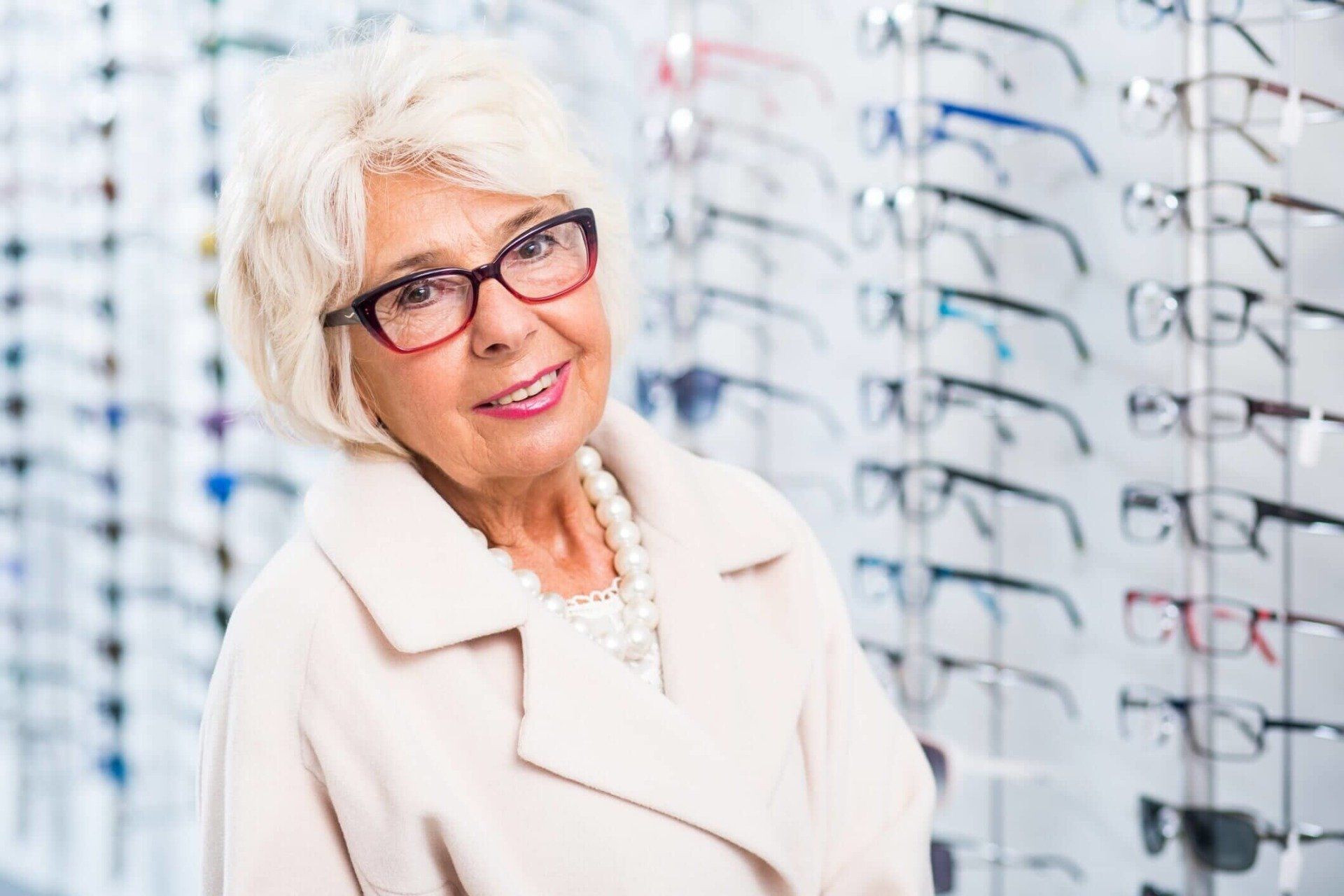 Woman wearing glasses - Eye Doctor in Holiday, FL