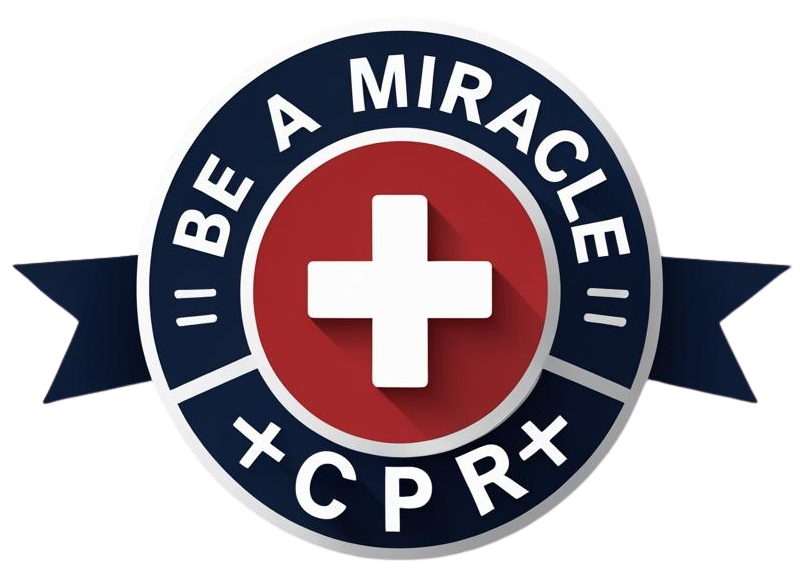 A logo that says be a miracle + cpr +