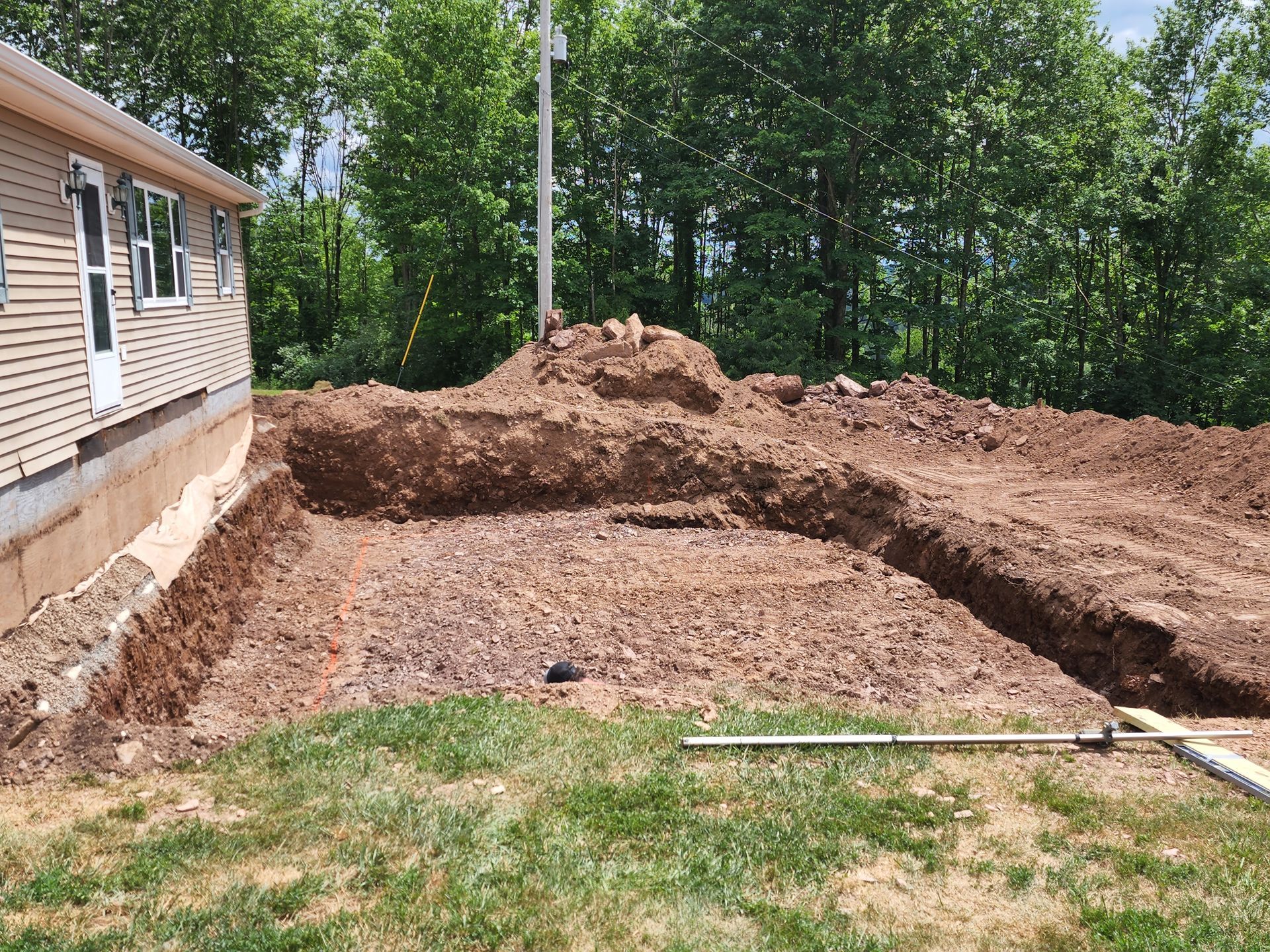 Garden Excavation in Factoryville, PA | Karp Excavating, LTD