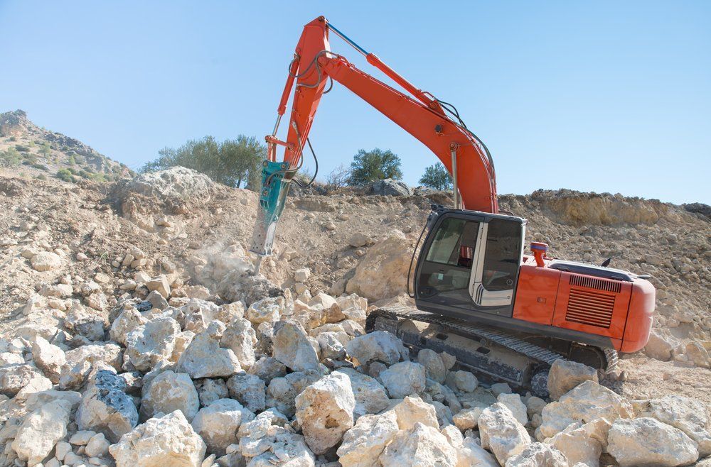 Rock Breaking and Removal in Factoryville, PA | Karp Excavating, LTD
