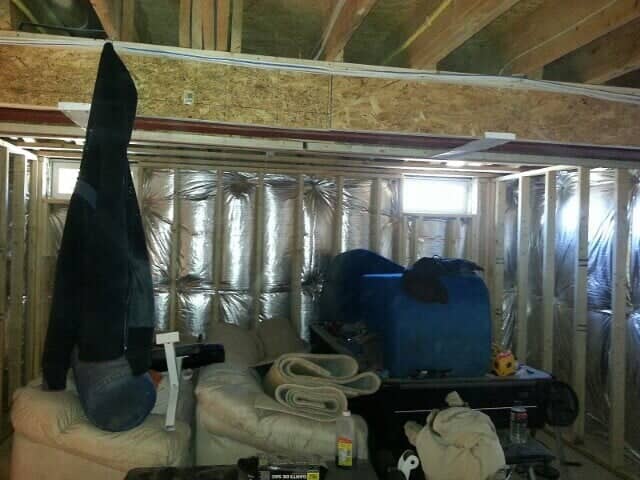 House With Construction Materials — York, PA — Dallastown Roofing & Contracting