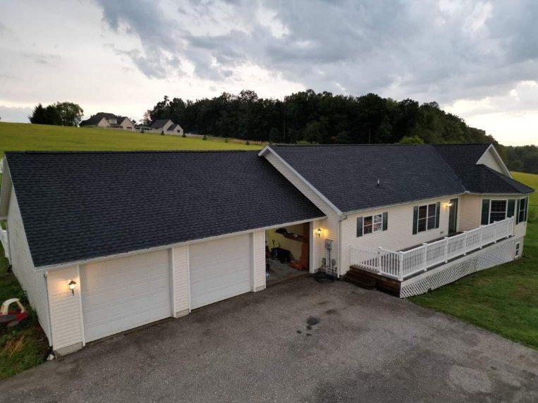 New Roofing Of Modern House Top Left View — York, PA — Dallastown Roofing & Contracting