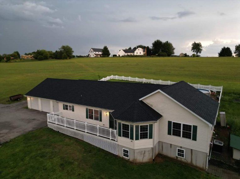 New Roofing Of Modern House Top Right View — York, PA — Dallastown Roofing & Contracting