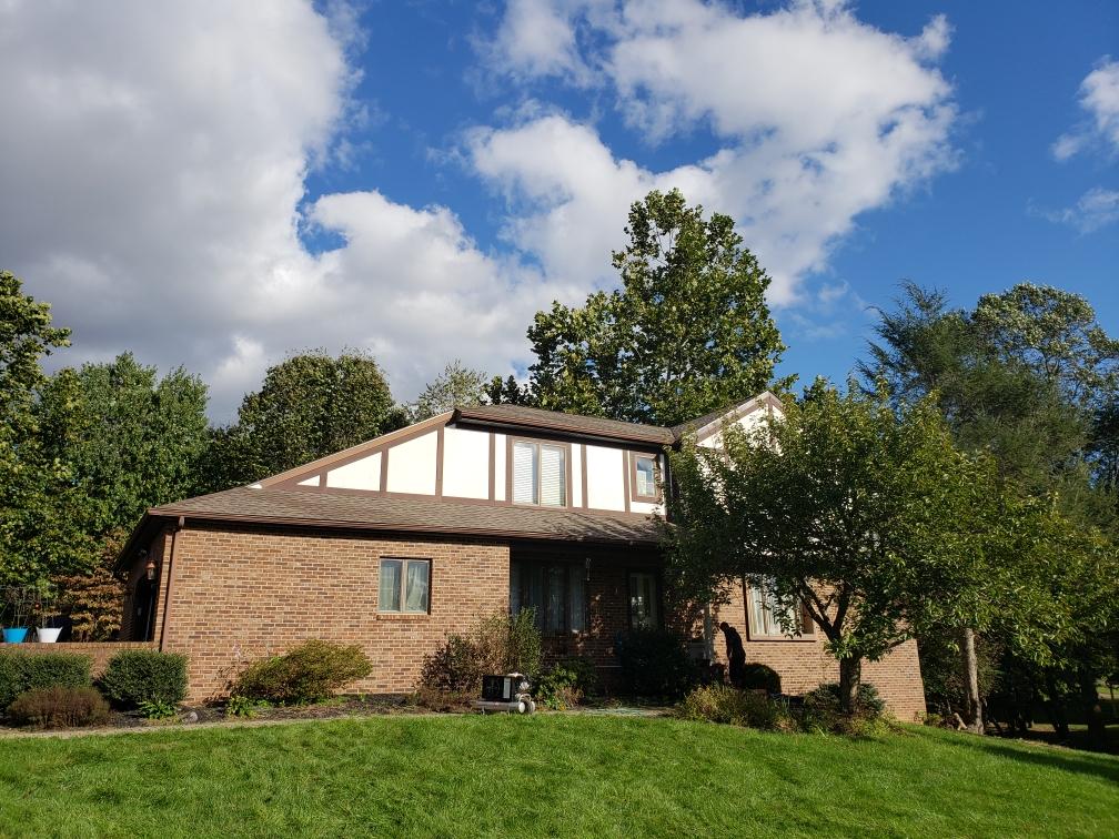 Modern Brown House New Roof — York, PA — Dallastown Roofing & Contracting